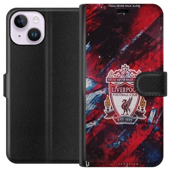 Kompatibel Tegnebogsetui til Apple iPhone 15 Liverpool