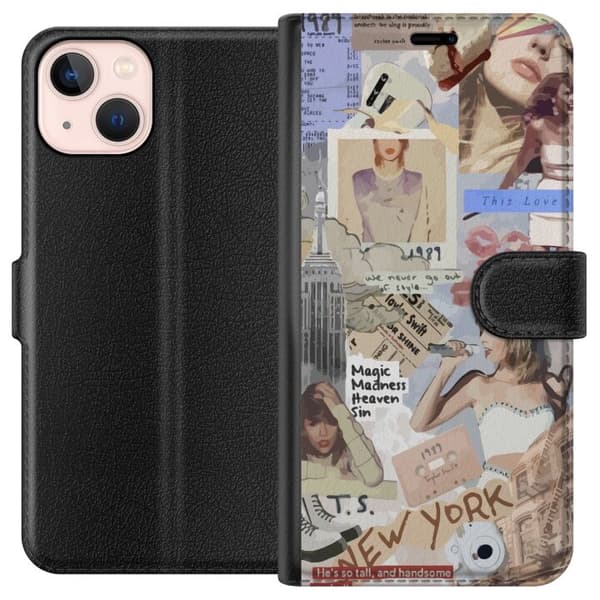 Kompatibelt Plånboksfodral till Apple iPhone 13 mini Taylor Swift