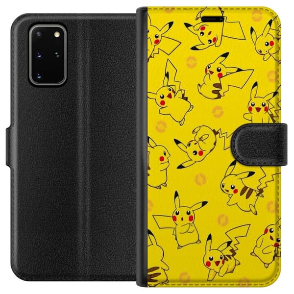 Kompatibelt Plånboksfodral till Samsung Galaxy S20+ Pikachu