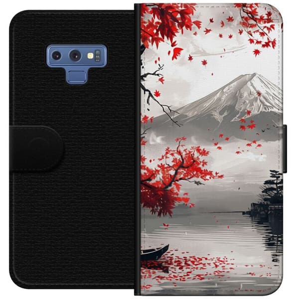 Kompatibelt Lommeboketui til Samsung Galaxy Note9 Tokyo høst