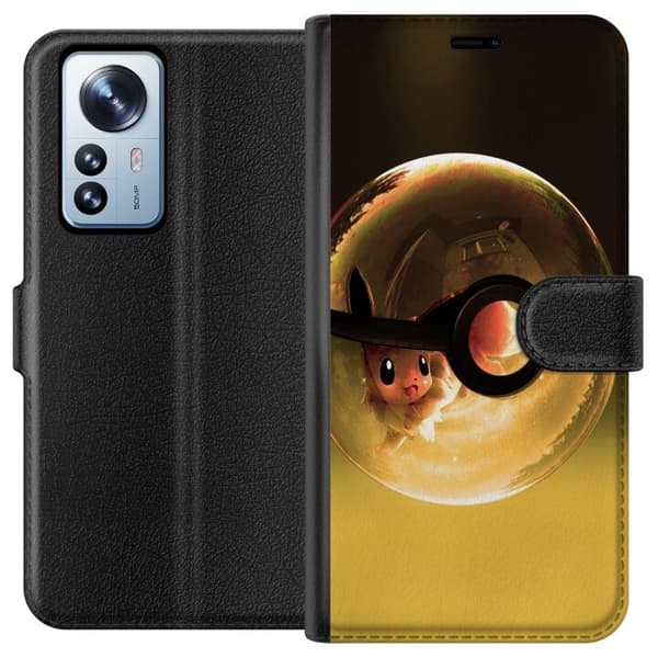 Kompatibelt Plånboksfodral till Xiaomi 12 Pro Pokemon