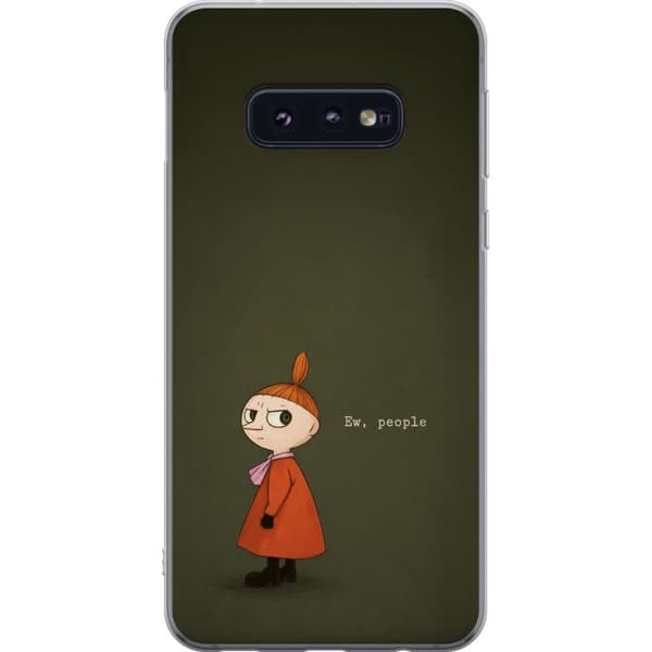 Kompatibelt Mobildeksel til Samsung Galaxy S10e Tecknad flicka med citat