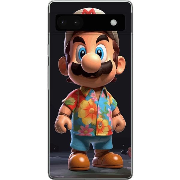 Kompatibelt Mobilskal till Google Pixel 6a Super Mario