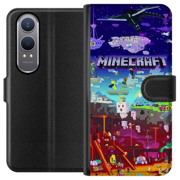 Kompatibelt Lommeboketui til OnePlus Nord CE4 Lite Minecraft