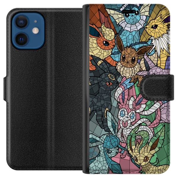 Kompatibel Tegnebogsetui til Apple iPhone 12 Pokemon