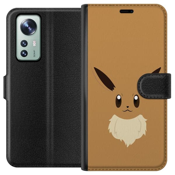 Kompatibel Tegnebogsetui til Xiaomi 12 Pokémon - Eevee
