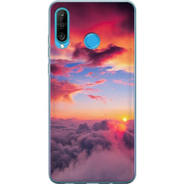 Kompatibelt Mobilskal till Huawei P30 lite Moln