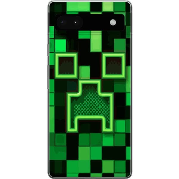 Yhteensopiva Puhelinkuori Google Pixel 6a Minecraft