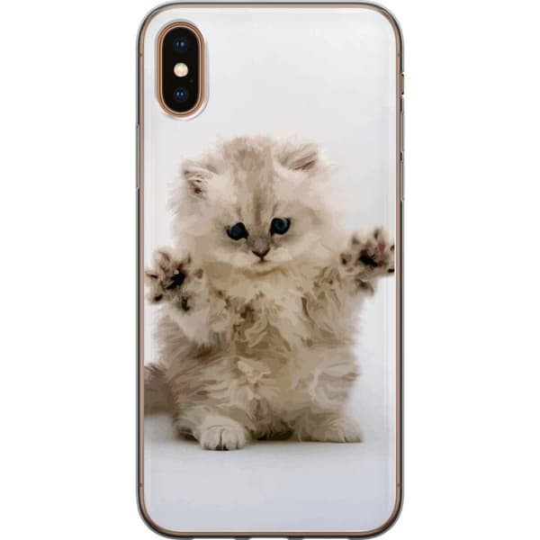 Kompatibelt Mobilskal till Apple iPhone X Katt