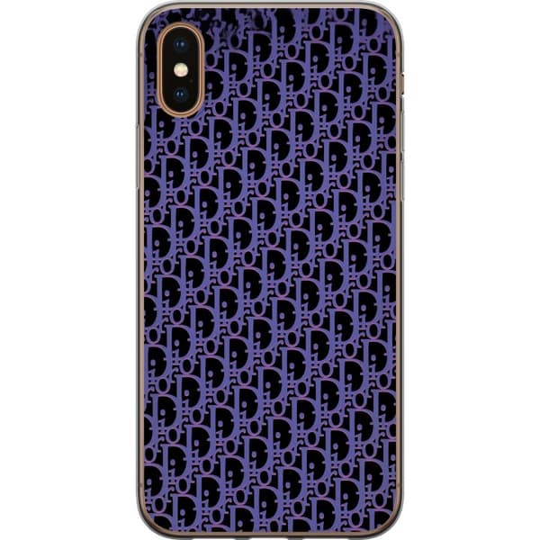 Kompatibelt Mobildeksel til Apple iPhone X Moderneluksuriøst monogram i stilrent design