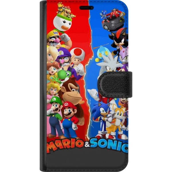 Kompatibel Tegnebogsetui til Apple iPhone SE (2022) Super Mario