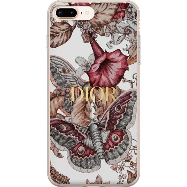 Kompatibelt Mobildeksel til Apple iPhone 8 Plus Blomster D I O R