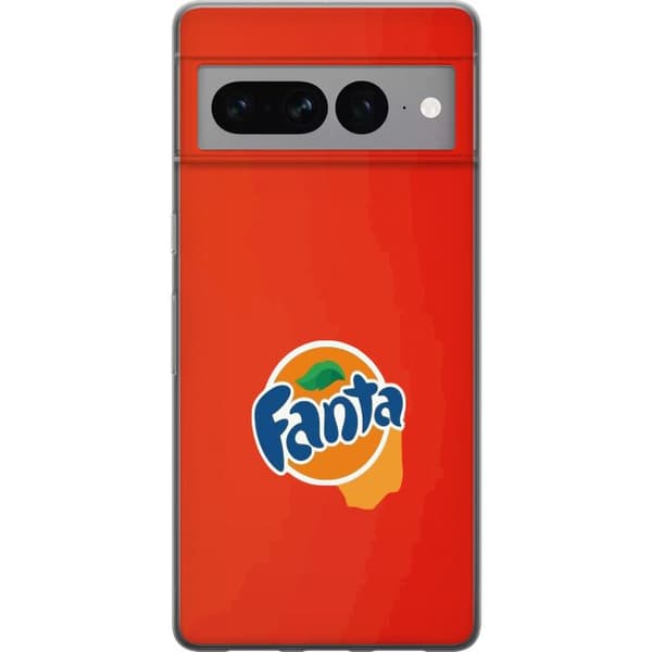 Kompatibelt Mobildeksel til Google Pixel 7 Pro Stilren appelsinforme design