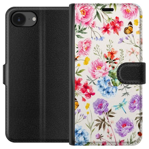 Kompatibelt Lommeboketui til Apple iPhone 16e Blomsterselskapet