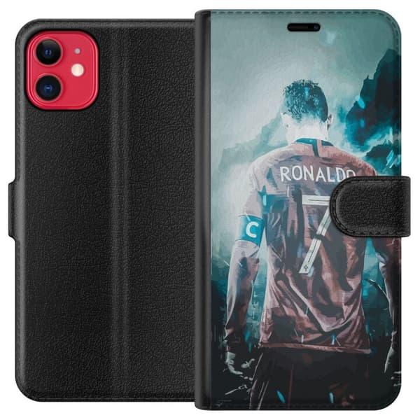 Kompatibel Tegnebogsetui til Apple iPhone 11 Ronaldo