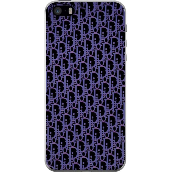Kompatibelt Mobildeksel til Apple iPhone SE (2016) Moderneluksuriøst monogram i stilrent design
