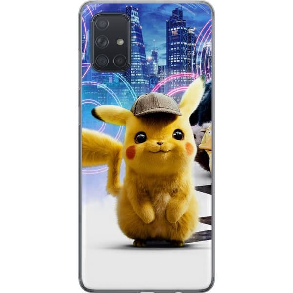 Kompatibelt Mobildeksel til Samsung Galaxy A71 Etterforsker Pikachu