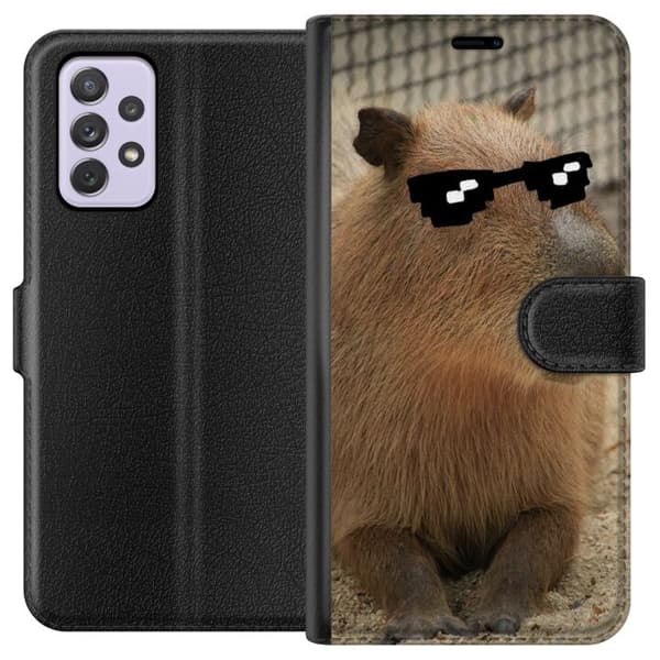 Kompatibelt Lommeboketui til Samsung Galaxy A52s 5G Capybara