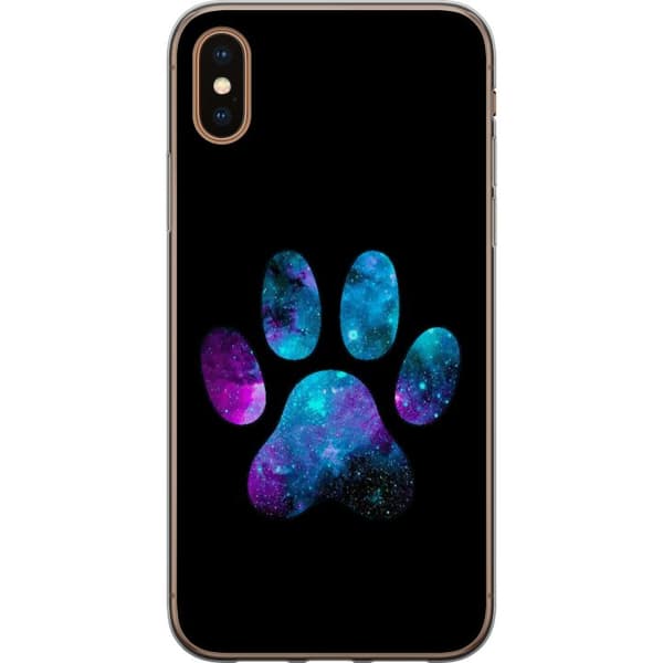 Kompatibelt Mobilskal till Apple iPhone XS Galaxy Paw