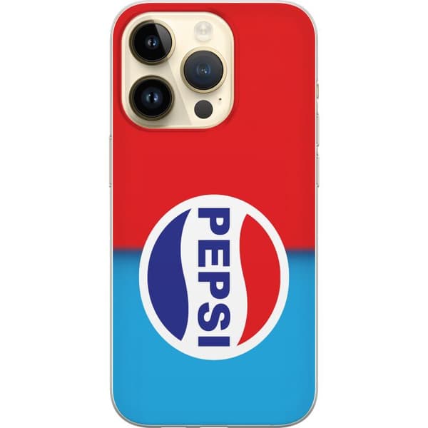 Kompatibelt Mobildeksel til Apple iPhone 15 Pro Ikonisk Pepsi-design
