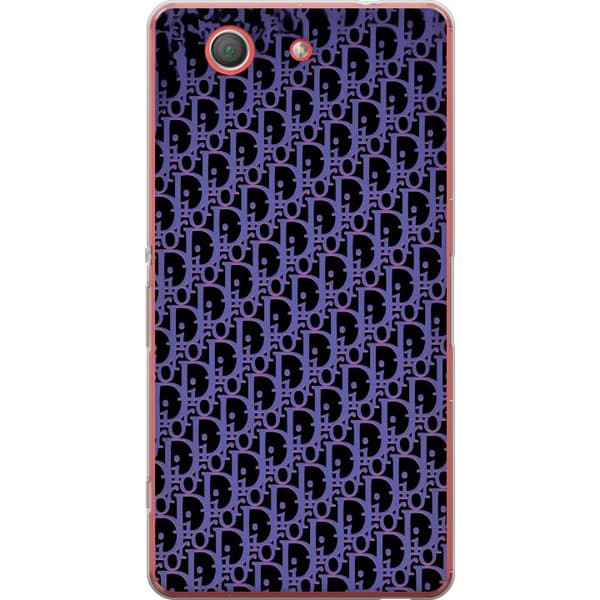 Kompatibelt Mobildeksel til Sony Xperia Z3 Compact Moderneluksuriøst monogram i stilrent design