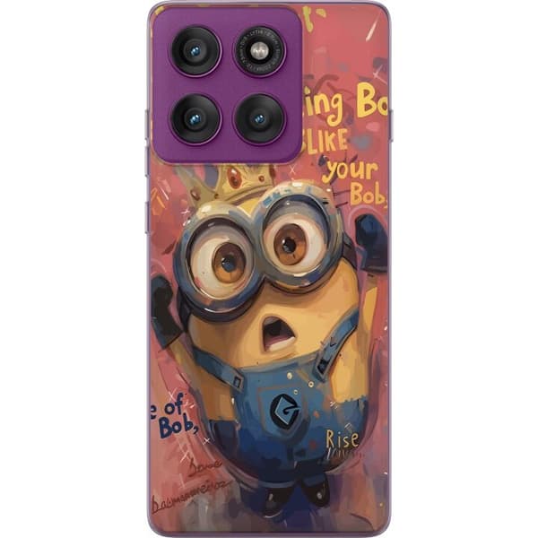 Kompatibelt Mobildeksel til Motorola Edge 60 Pro Minion Med Krona