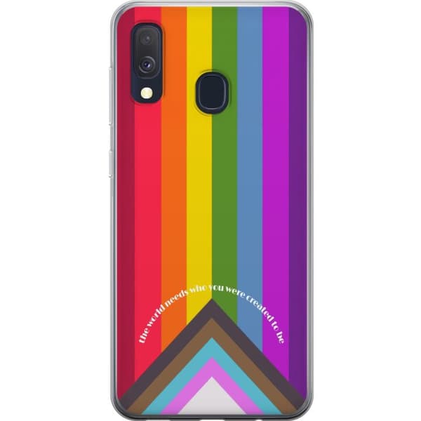 Kompatibelt Mobildeksel til Samsung Galaxy A40 Hei verden!