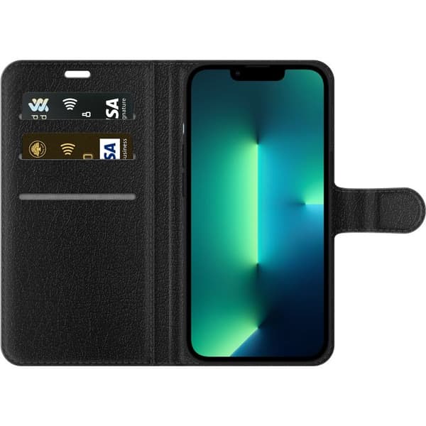 Kompatibel Tegnebogsetui til Apple iPhone 13 Pro Bluey