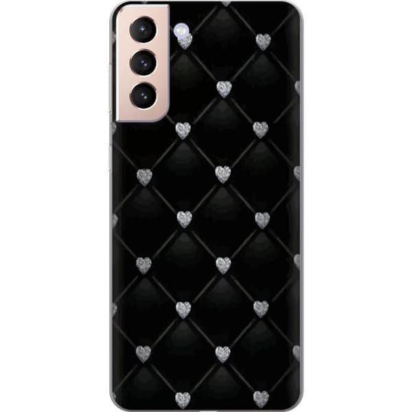 Kompatibelt Mobildeksel til Samsung Galaxy S21 Hjert Diamond