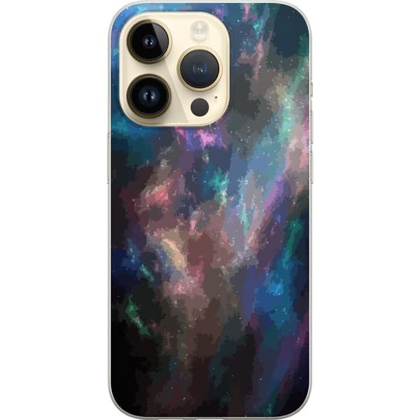 Kompatibelt Mobilskal till Apple iPhone 14 Pro Galaxy Marmor
