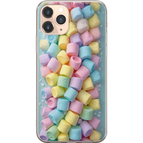 Kompatibelt Mobildeksel til Apple iPhone 11 Pro Søt godisdesign med marshmallows