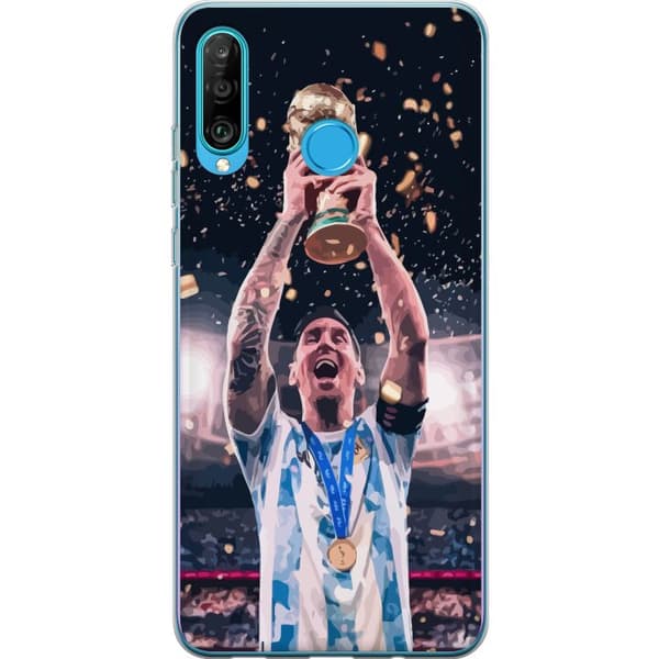 Kompatibelt Mobilskal till Huawei P30 lite Messi