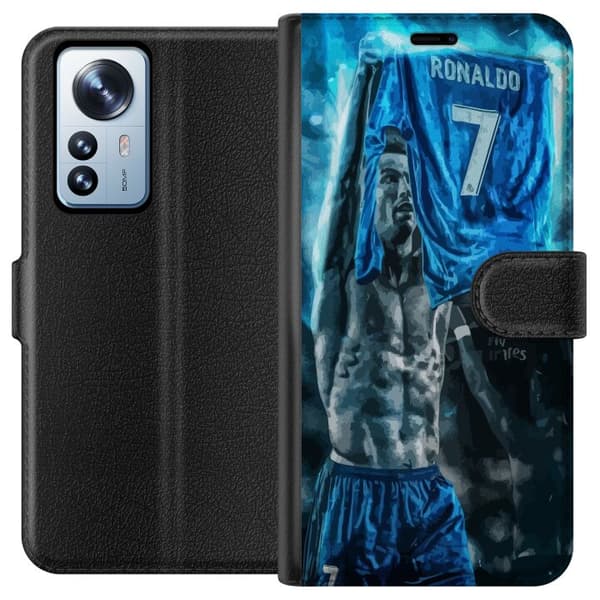 Kompatibelt Plånboksfodral till Xiaomi 12 Pro Ronaldo