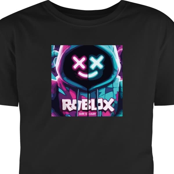 T-shirt til Børn Sort 7-8 År Roblox Roblox Sort 7-8 År