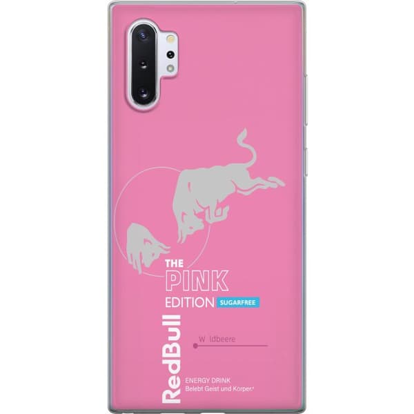 Kompatibelt Mobildeksel til Samsung Galaxy Note10+ Moderne rosa energidrikksdesign