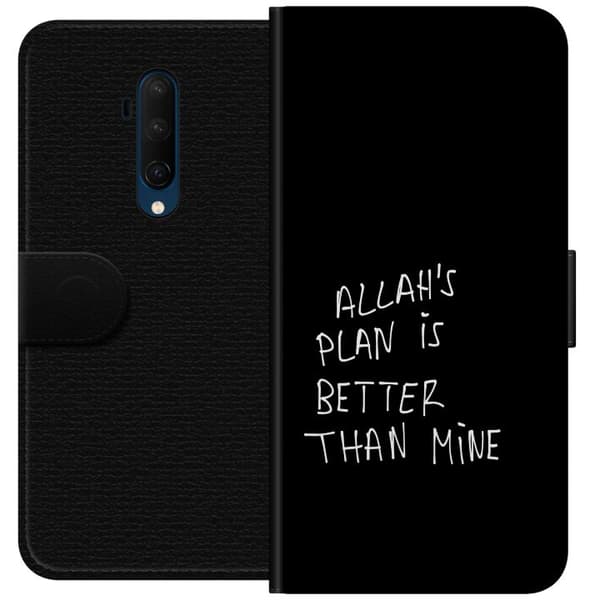 Yhteensopiva Lompakkokotelo OnePlus 7T Pro Allahs plan är bättre än min