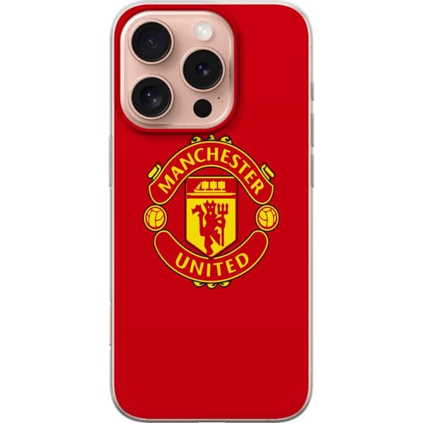 Kompatibelt Mobilskal till Apple iPhone 16 Pro Manchester United