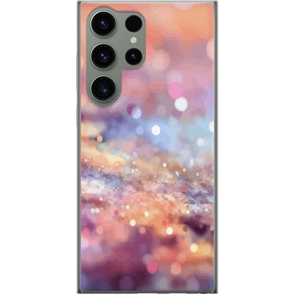 Kompatibelt Mobildeksel til Samsung Galaxy S23 Ultra Glitter