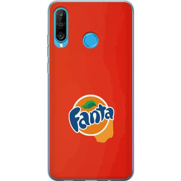 Kompatibelt Mobildeksel til Huawei P30 lite Stilren appelsinforme design