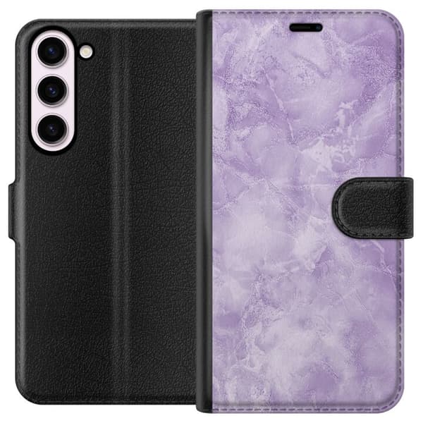 Kompatibelt Lommeboketui til Samsung Galaxy S23+ Marmor