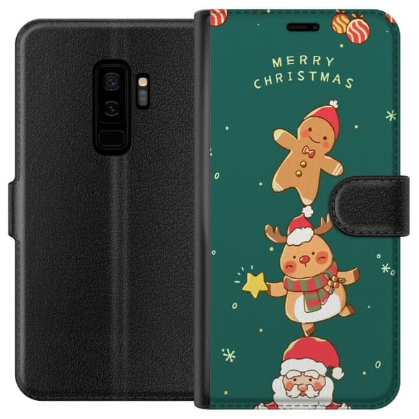 Yhteensopiva Lompakkokotelo Samsung Galaxy S9+ Hyvää Joulua