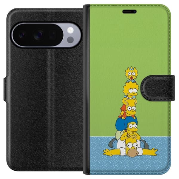 Kompatibelt Plånboksfodral till Google Pixel 11 Pro Simpsonfamiljen staplad