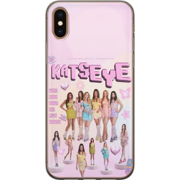 Kompatibel Mobilcover til Apple iPhone X KATSEYE pastellcollage