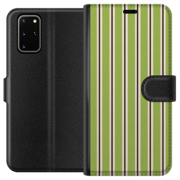 Kompatibelt Plånboksfodral till Samsung Galaxy S20+ Matcha Lines