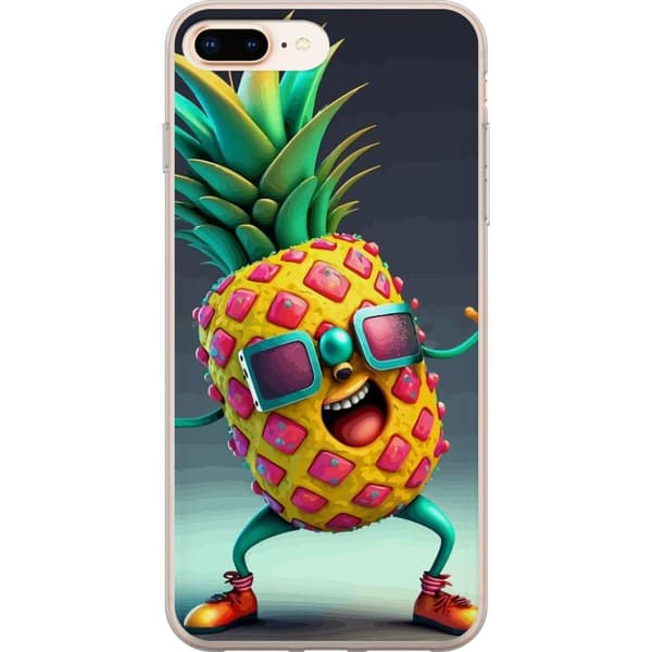 Kompatibelt Mobildeksel til Apple iPhone 8 Plus Ananas