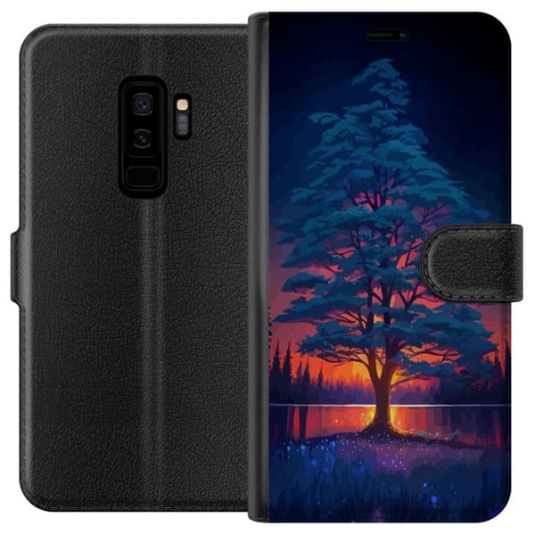 Kompatibel Tegnebogsetui til Samsung Galaxy S9+ Solnedgang