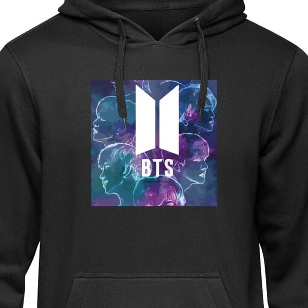 Klassisk Hoodie Sort Medium BTS BTS Sort Medium