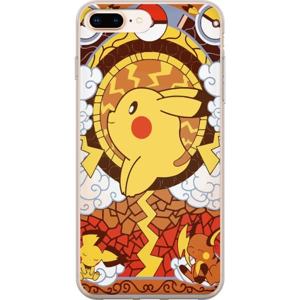 Kompatibel Mobilcover til Apple iPhone 8 Plus Pikachu