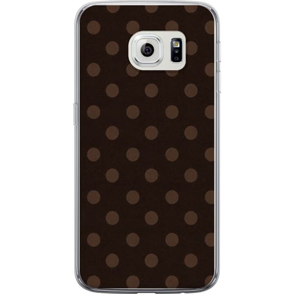 Kompatibelt Mobildeksel til Samsung Galaxy S6 edge Mokka Pop