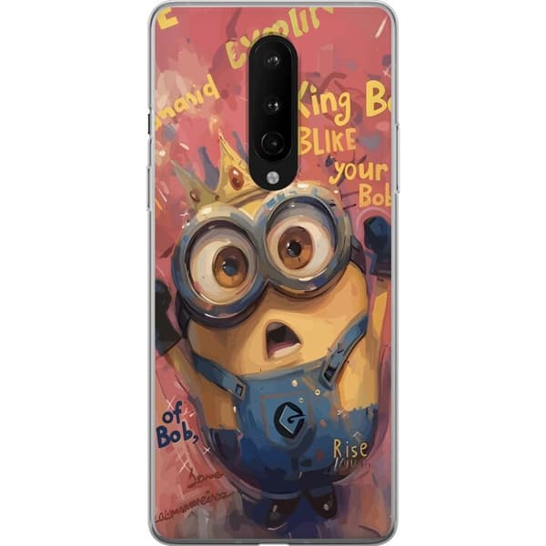 Kompatibelt Mobildeksel til OnePlus 8 Minion Med Krona
